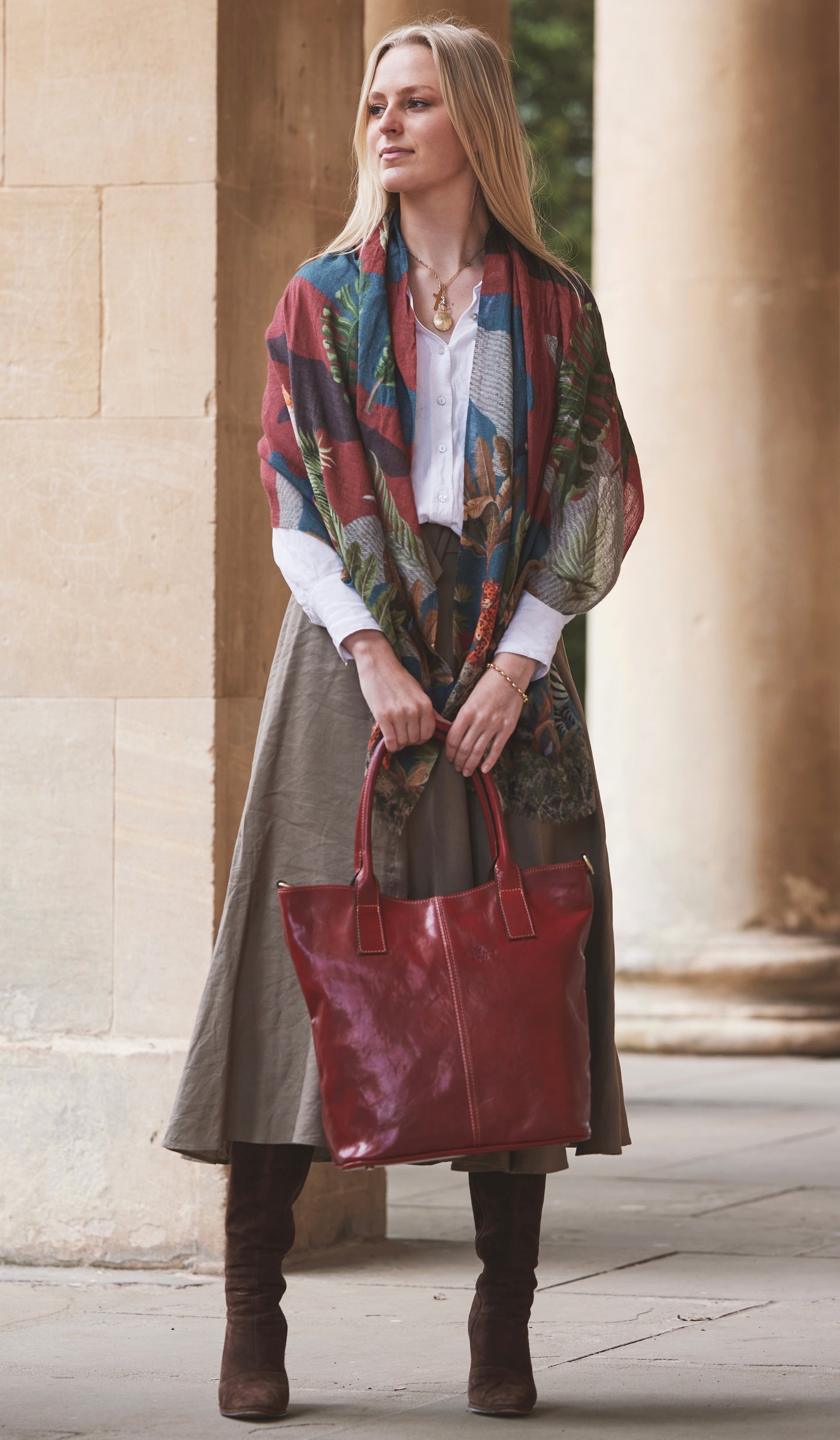 Everyday Tote -Italian leather