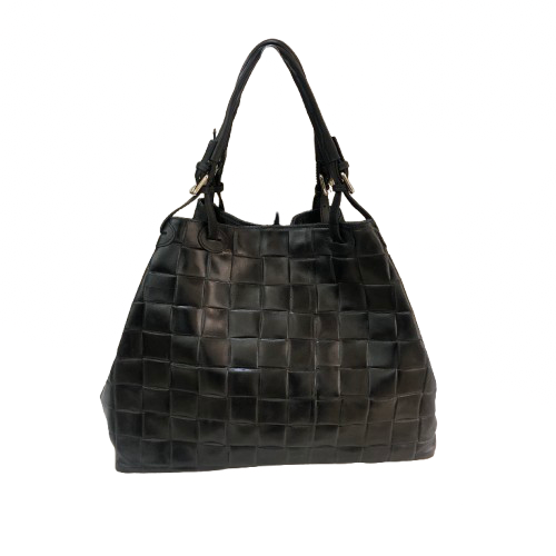 A leather Slouchy  Hobo Bag
