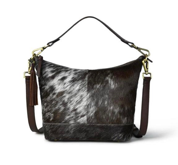 Natural cowhide Hairon leather shoulder /Tote / crossbody bag
