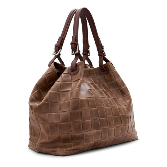 A leather Slouchy  Hobo Bag