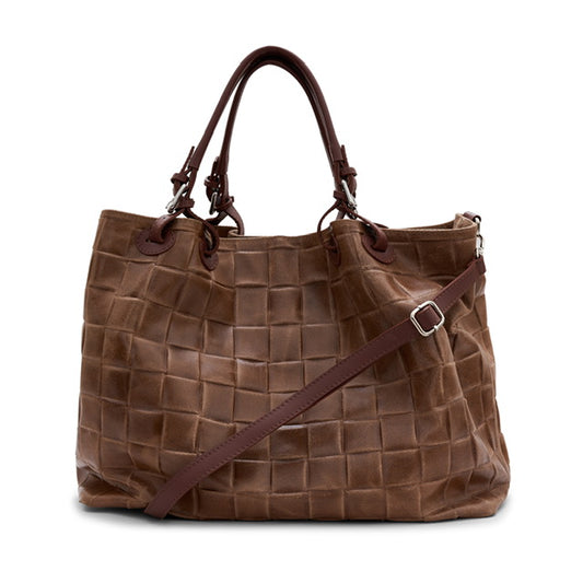 A leather Slouchy  Hobo Bag