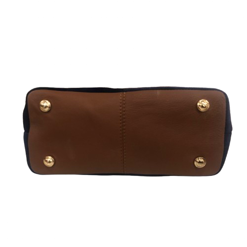 Smaller - sized  every day Shoulder bag- suede leather